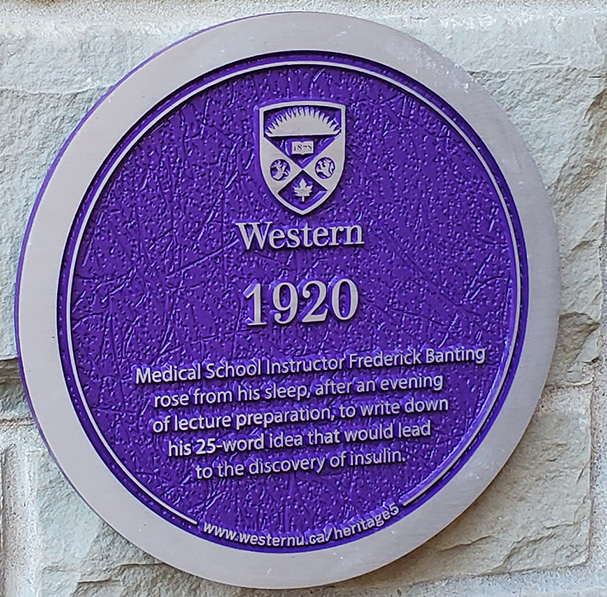 Banting plaque